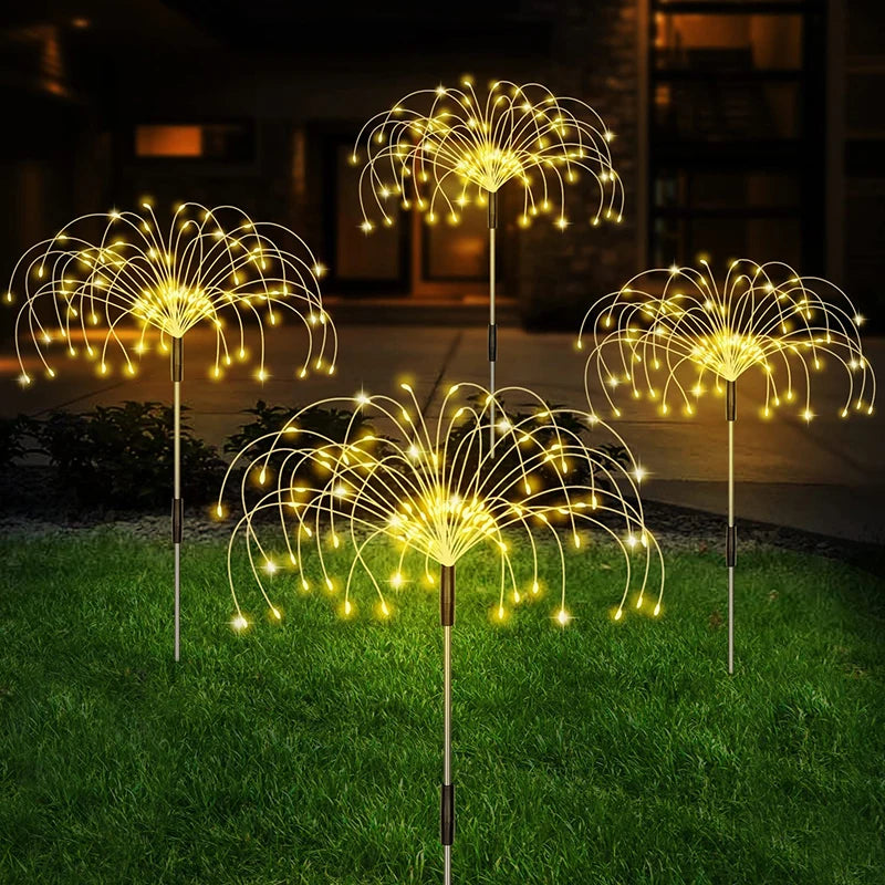 Solar Firework Fairy Garden Lights