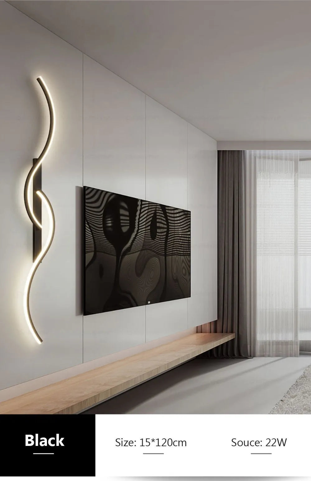 Minimalist Long Strip Wall Sconce