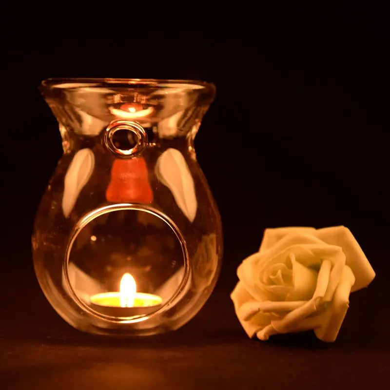 Glass Aroma Candle Burner