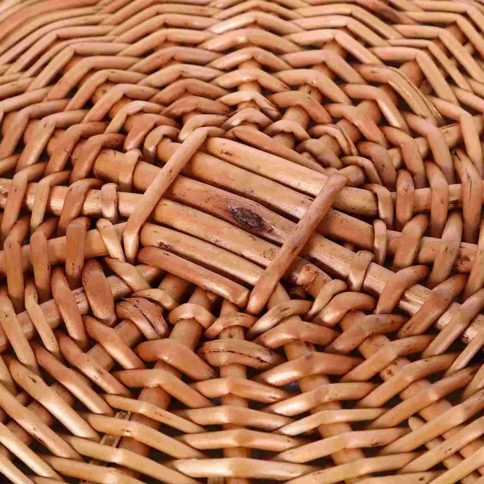 Handwoven Wicker Storage Basket