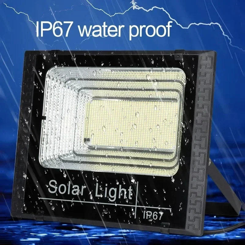 Solar Flood Light with Remote
