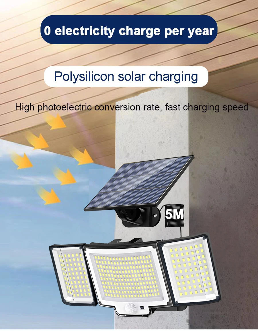 238 LED Solar Motion Sensor Light