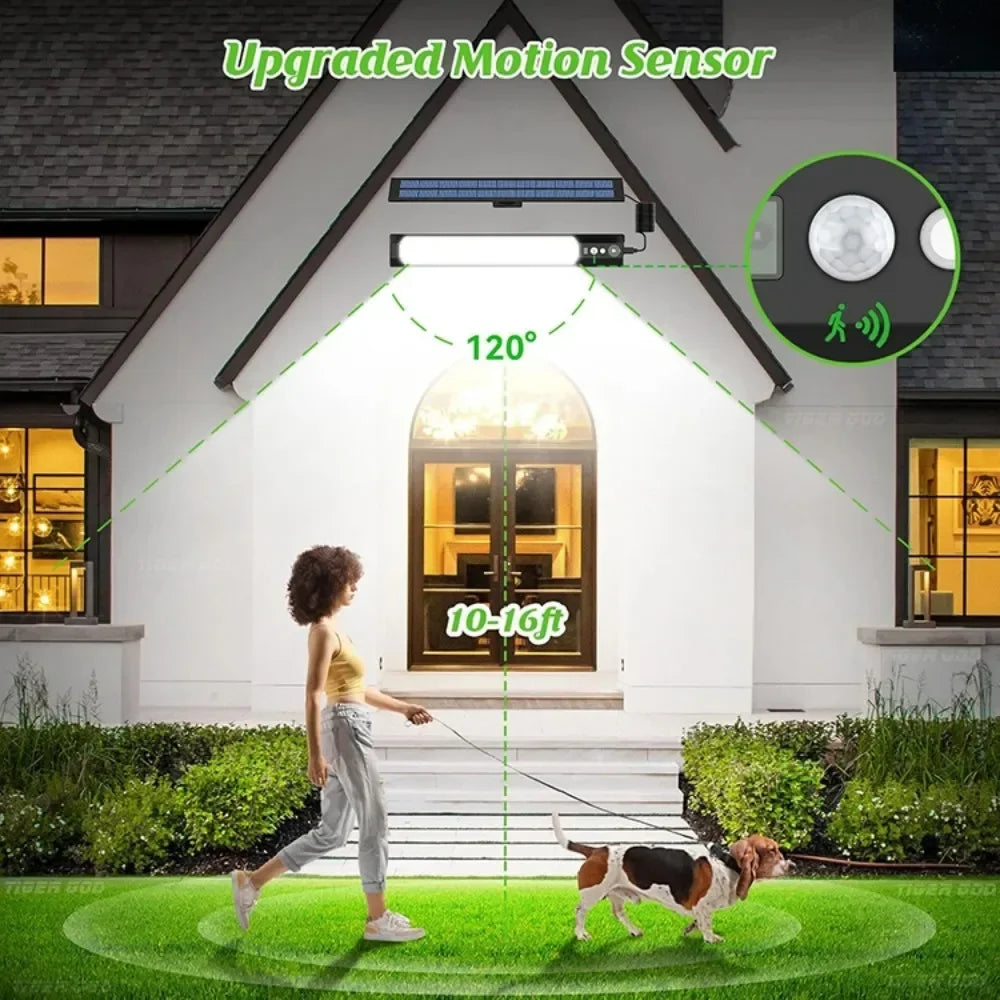 Solar Motion Sensor Wall Lamp