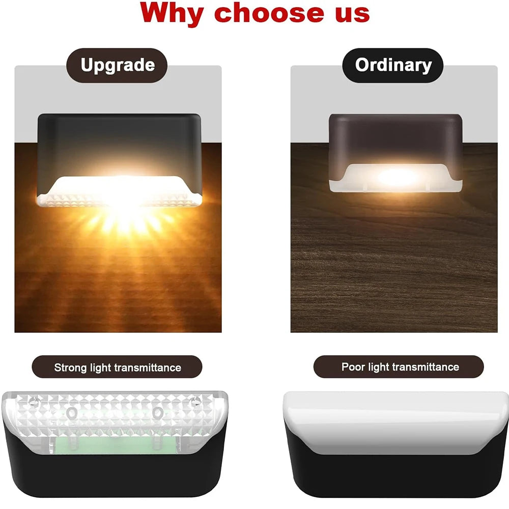 Solar Stair Step Path Light
