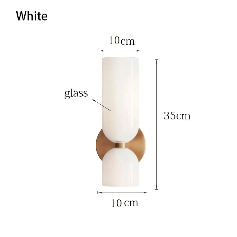 Nordic Minimalist Glass Wall Lamp