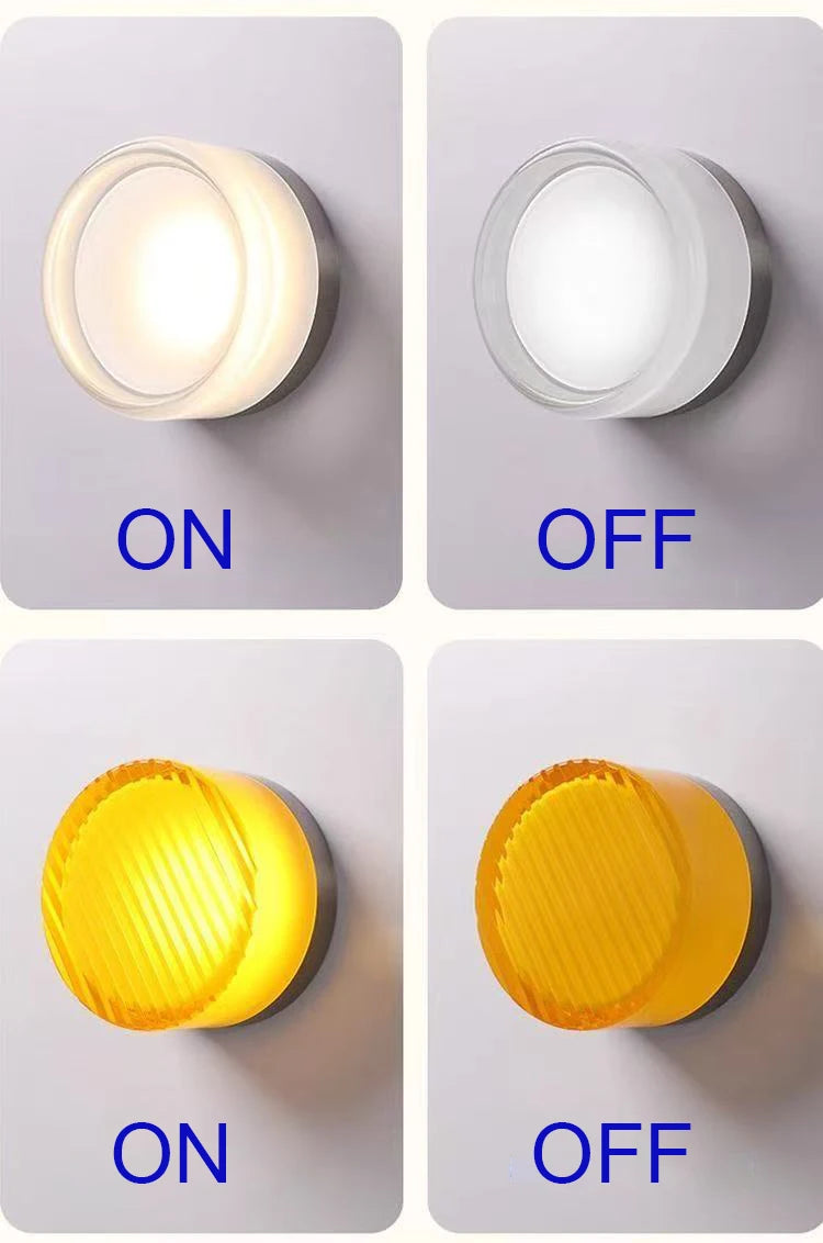Round Acrylic LED Wall Sconce