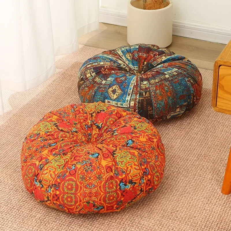 Bay Window Tatami Mats Futon Pumpkin Mats Multi-colored Cushions Thickened Lazy Butt Mats Chair Cushion Floor Cushion Futon