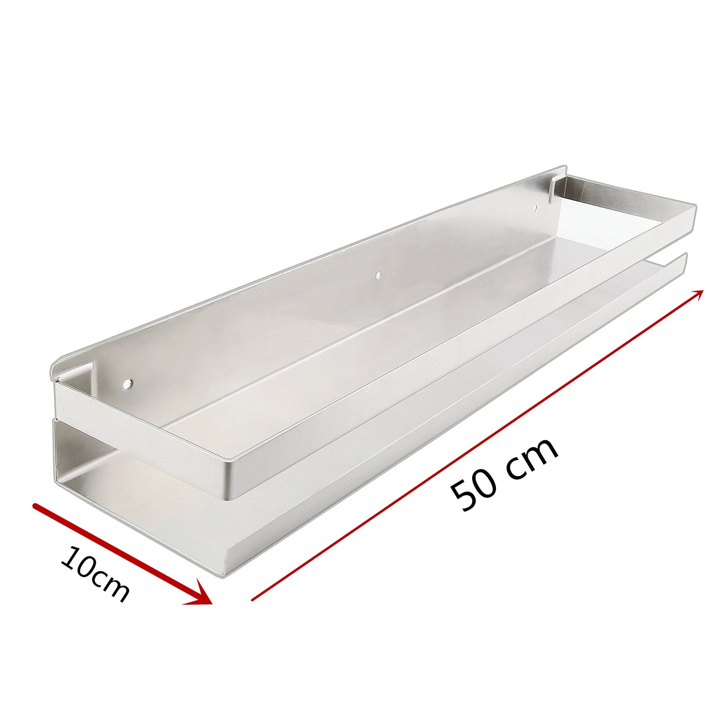 Bathroom Shelf 304 Stainless Steel Shower Rack Corner Shelf Square Bath Shower Wall Mounted Storage Organizer Rack