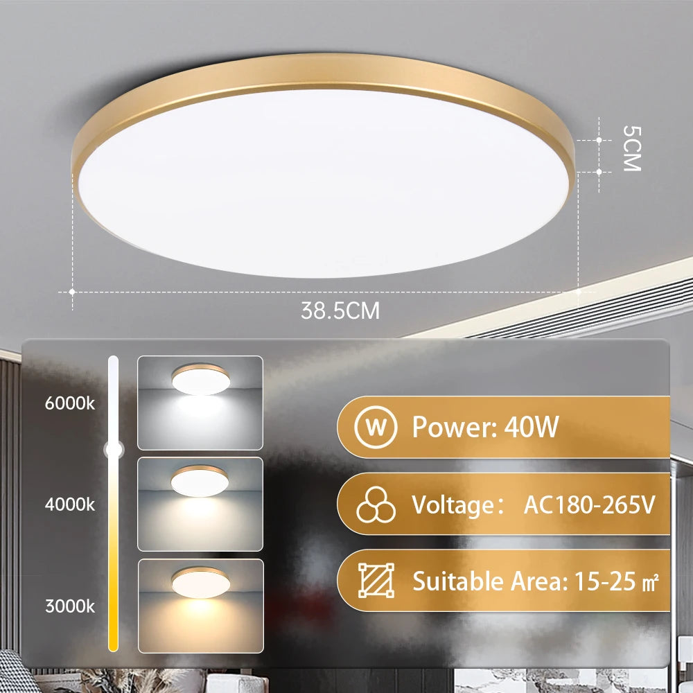 Slim Panel Modern Ceiling Chandelier