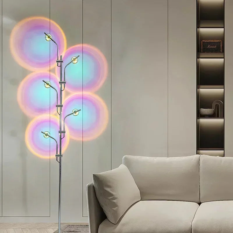 Nordic Rainbow Projection Floor Lamp