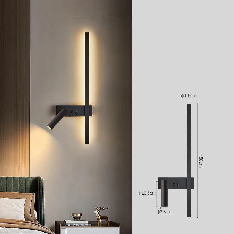 Wall lamp Nordic modern creative led simple living room sofa background