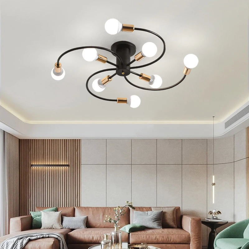 Modern Iron Ceiling Chandelier