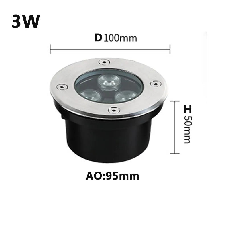 Slim Profile Inground Garden Light