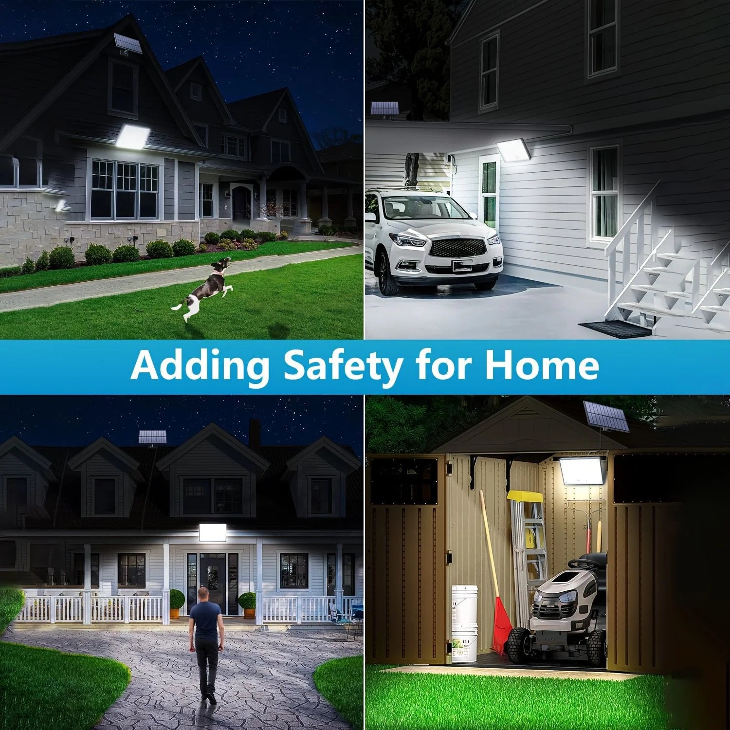 Solar Security Flood Light Motion Sensor