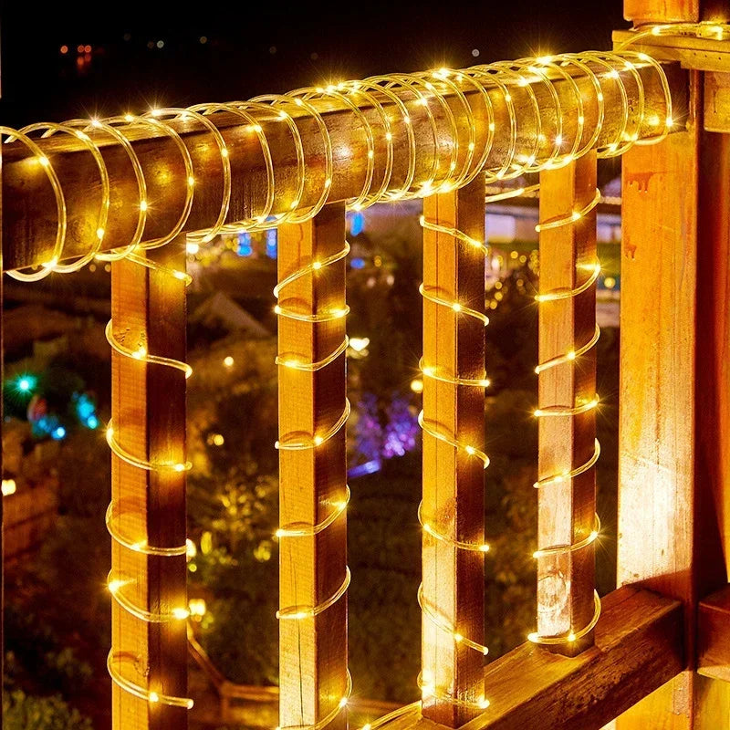 Solar Tube Rope Lights Outdoor