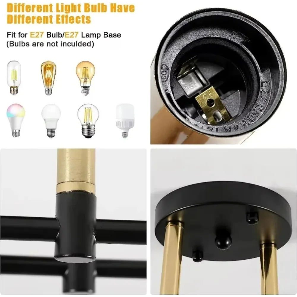 Simple Flush Mount Ceiling Chandelier