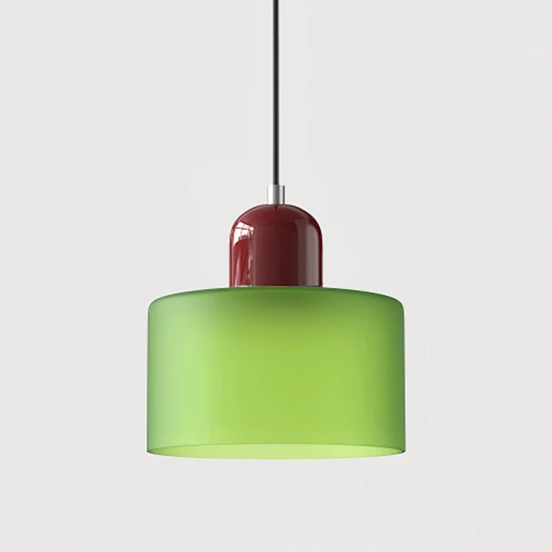 Two Tone Glass Pendant Light