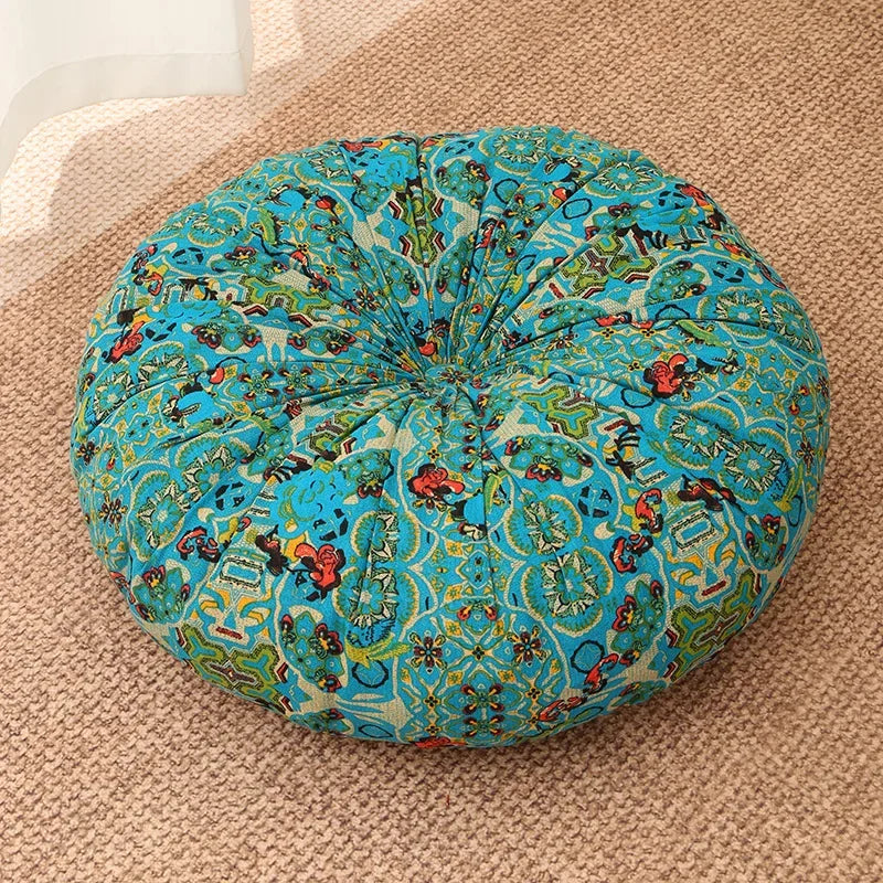 Bay Window Tatami Mats Futon Pumpkin Mats Multi-colored Cushions Thickened Lazy Butt Mats Chair Cushion Floor Cushion Futon