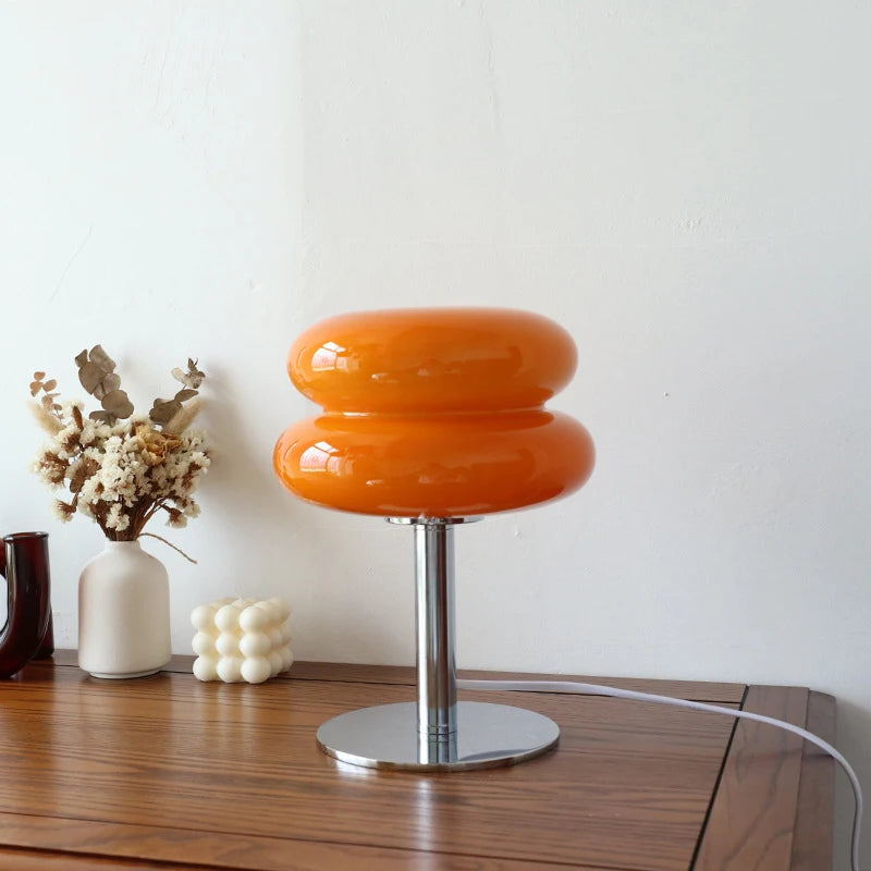 Macaron Trichromatic Glass Lamp