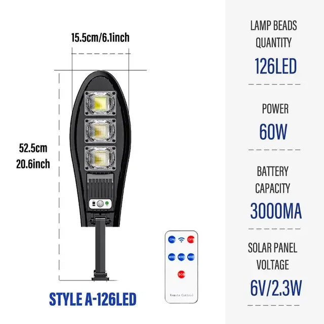Solar Street Light with Remote Control