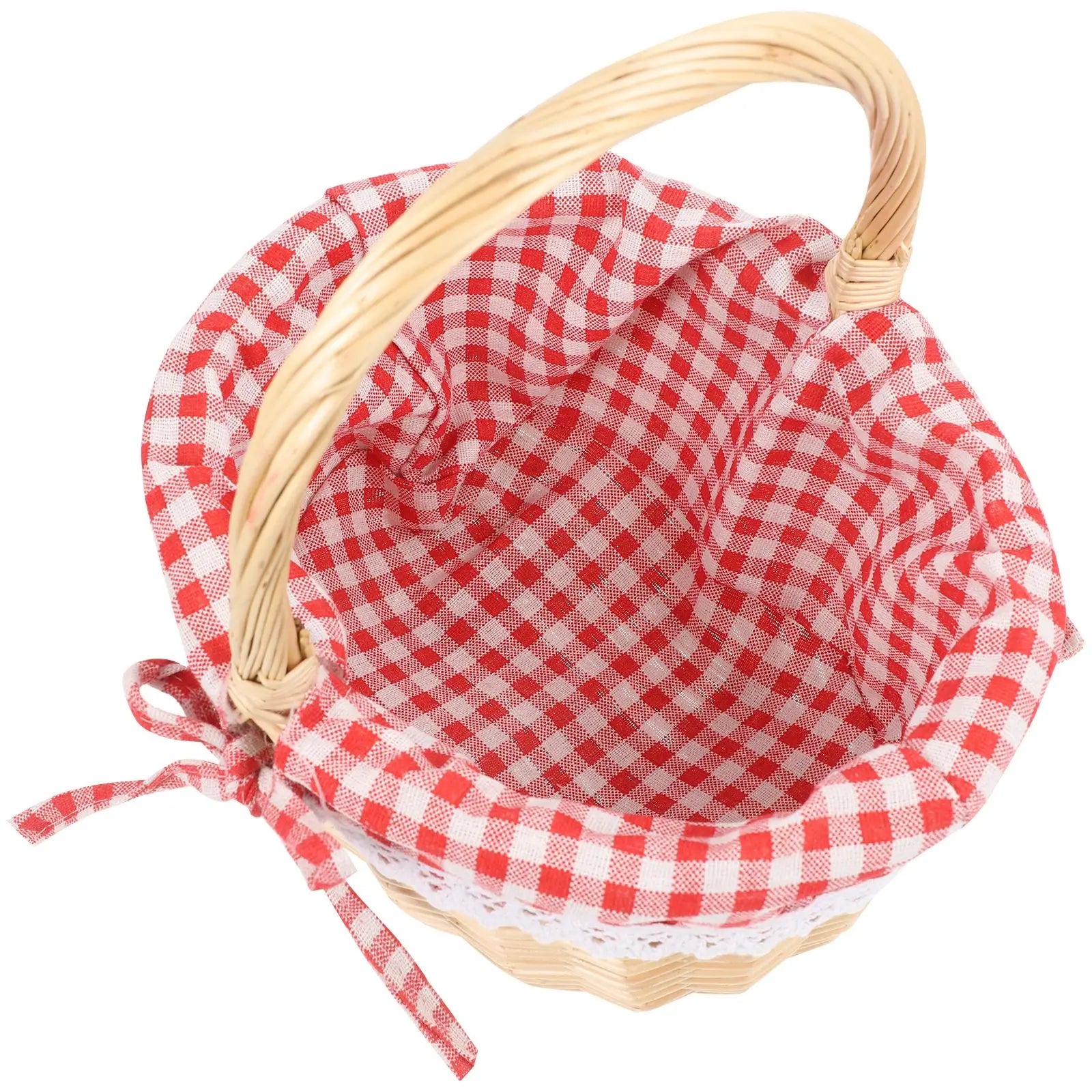 Hand Woven Wicker Picnic Basket