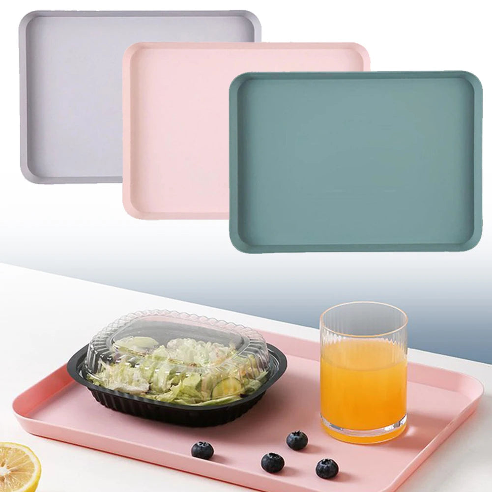 Rectangular Serving Tray Square Tray Anti Slip Scratch Resistant