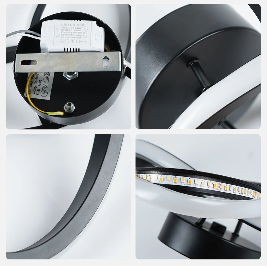 Household Three Colour LED Ceiling Light