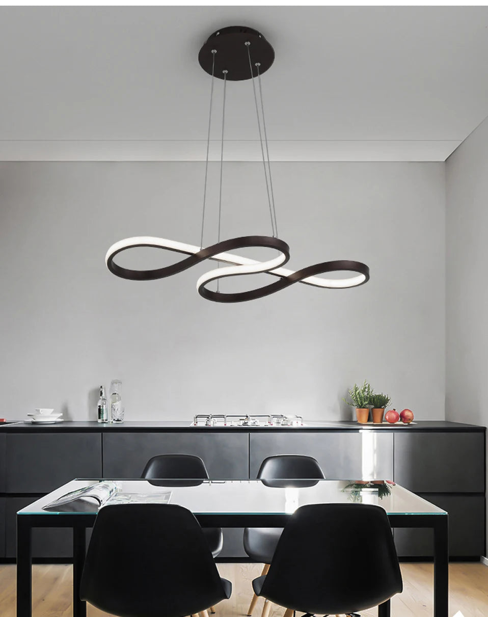 Modern Linear Island Pendant Light