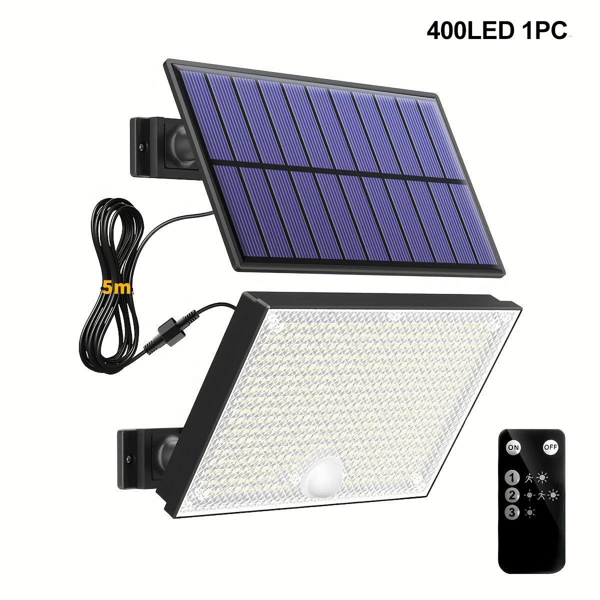 Solar Motion Sensor Security Flood Light