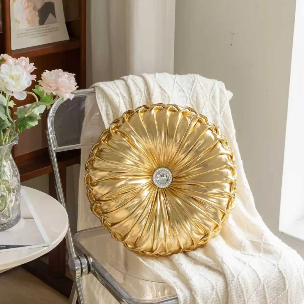 Metallic Style Sofa Pillow Bay Window Futon Seat Cushion Pumpkin Seat Cushion for Couch Floor