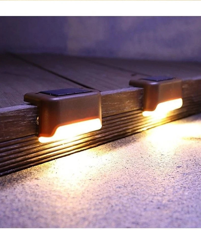 1/4/8/12/pcs Solar LED Lights Outdoor Garden Light Deck Lamp Solar