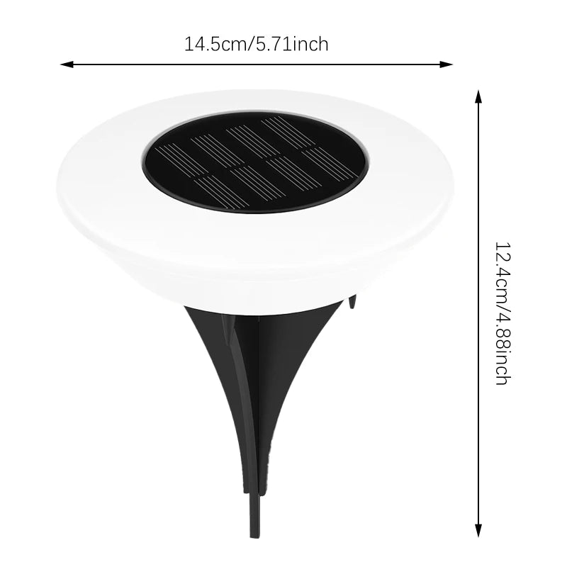 Solar Disk Pathway Lights