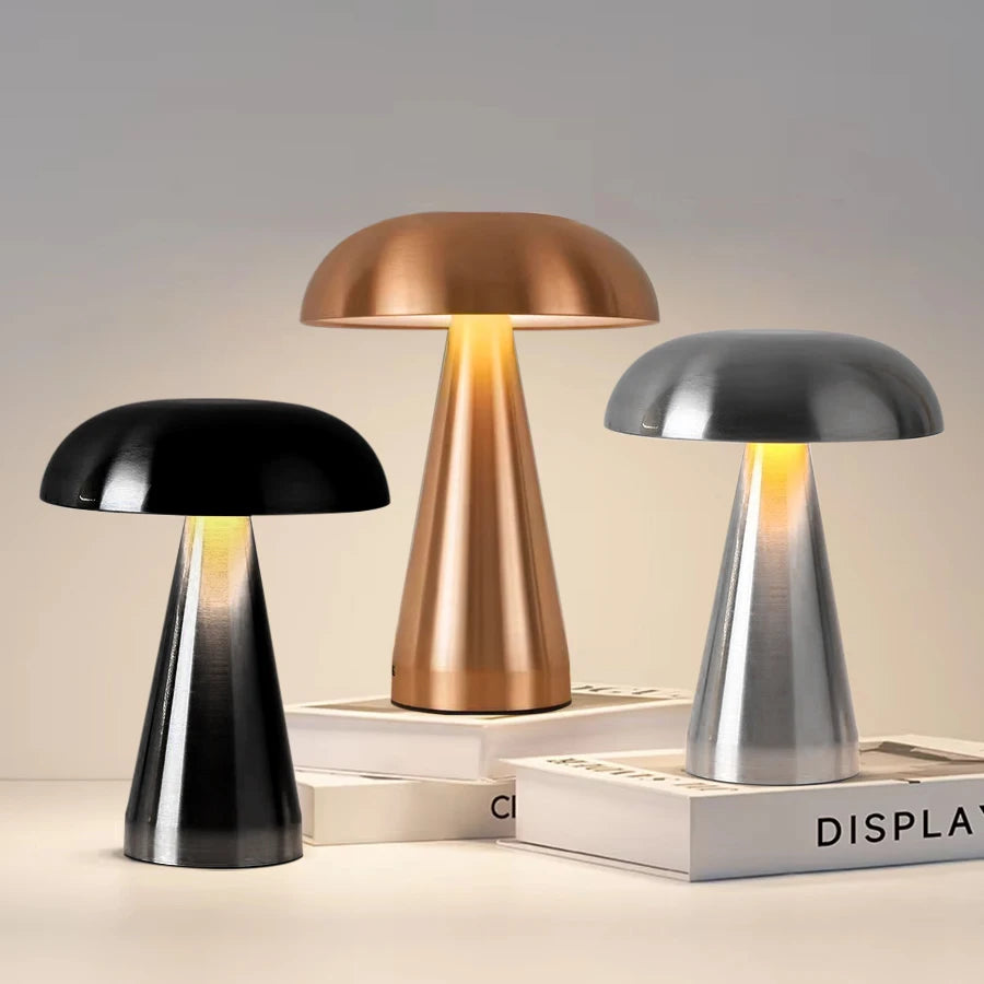 Retro Mushroom Touch Table Lamp