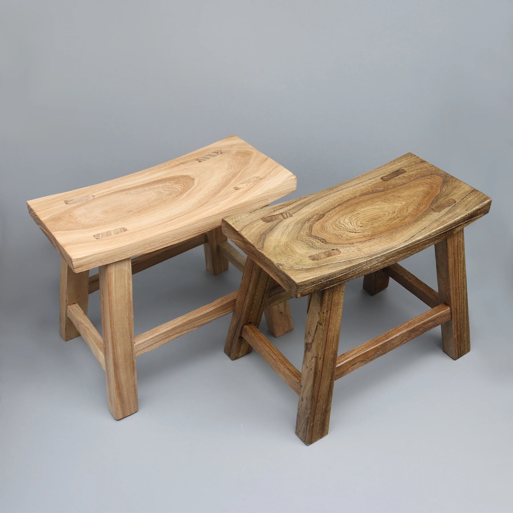 Mortise and Tenon Solid Wood Stool