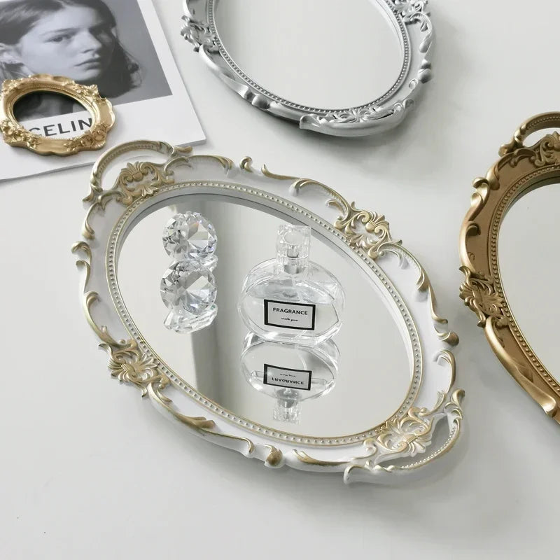 European Oval Decorative Tray