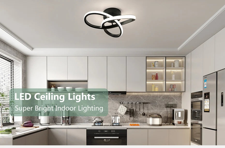 Household Three Colour LED Ceiling Light