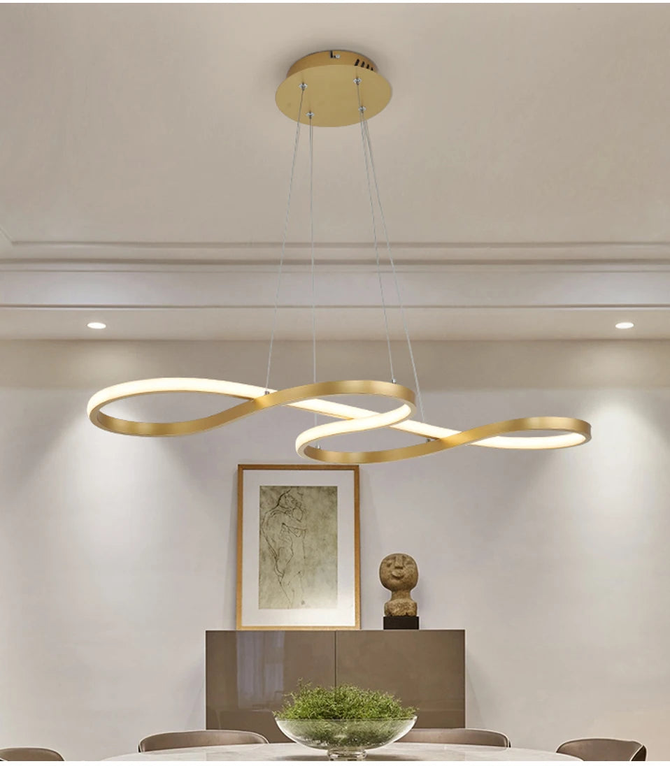 Modern Linear Island Pendant Light