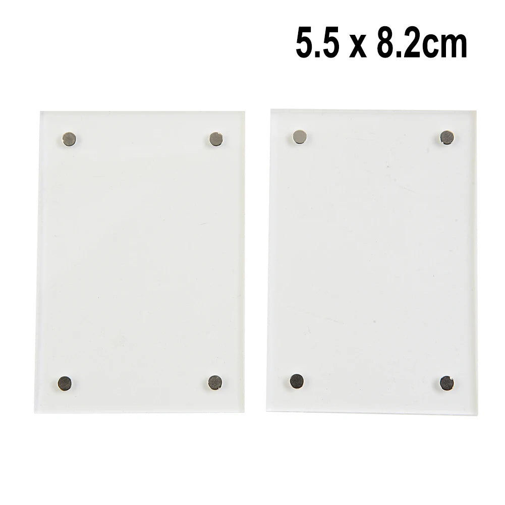 Clear Acrylic Magnetic Photo Block
