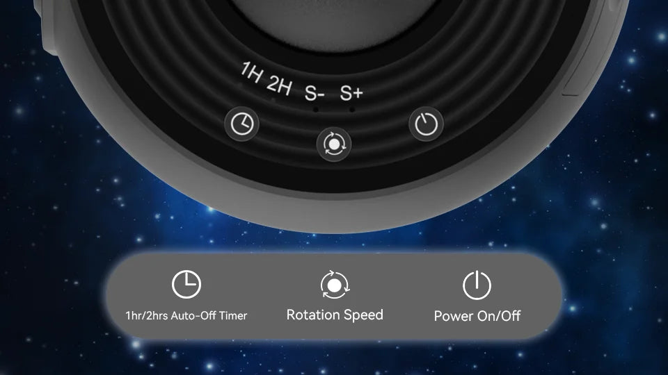 Night Light Galaxy Projector