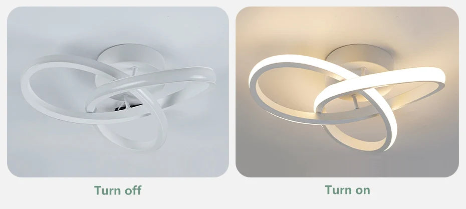 Household Three Colour LED Ceiling Light