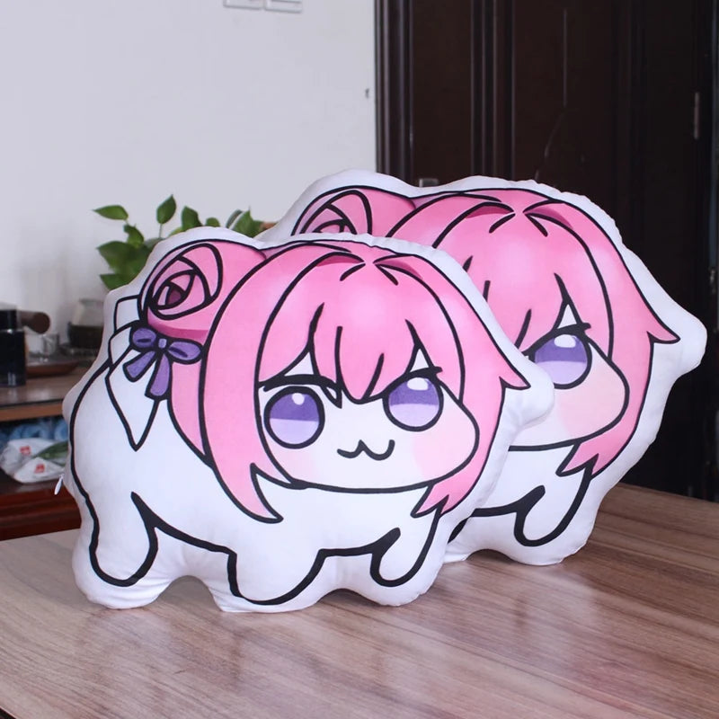 Extra Soft Pink Fluffy Dog Plush Pillow Bed Sofa Cushion with Non-Slip