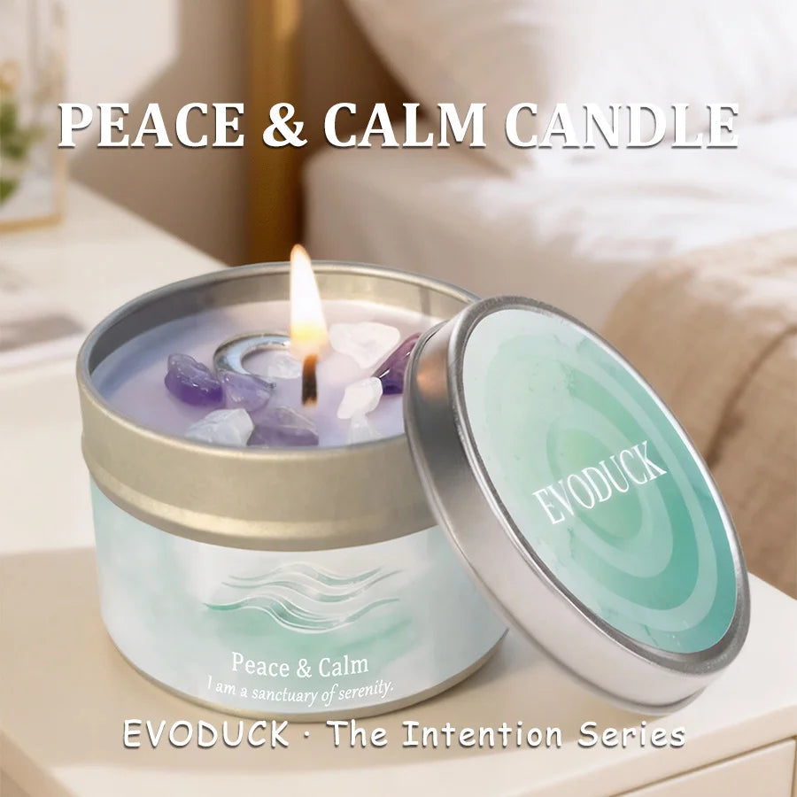 Law of Attraction Peace Ritual Candle, Lavender & Chamomile Aroma