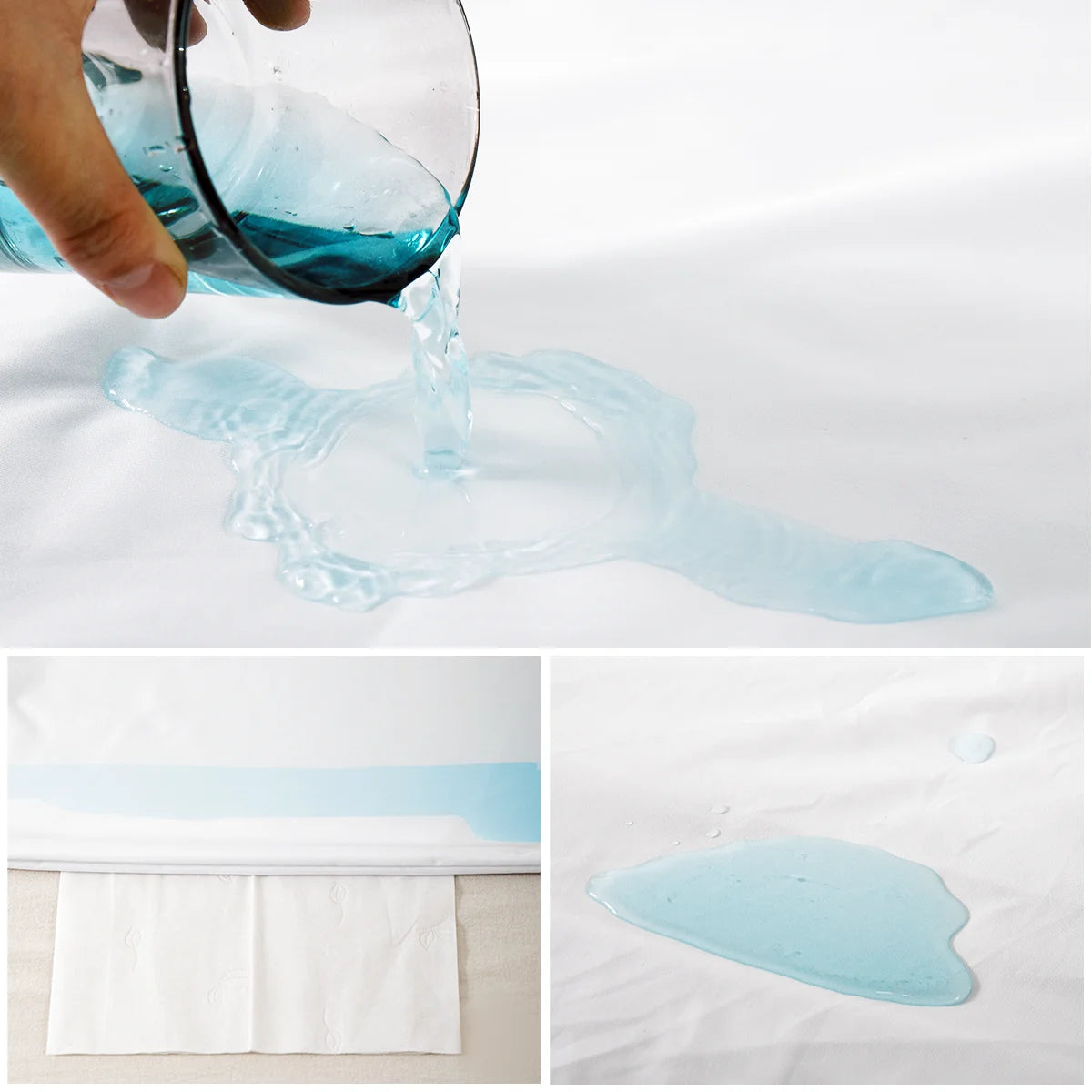 Waterproof Zippered Pillow Protector Set