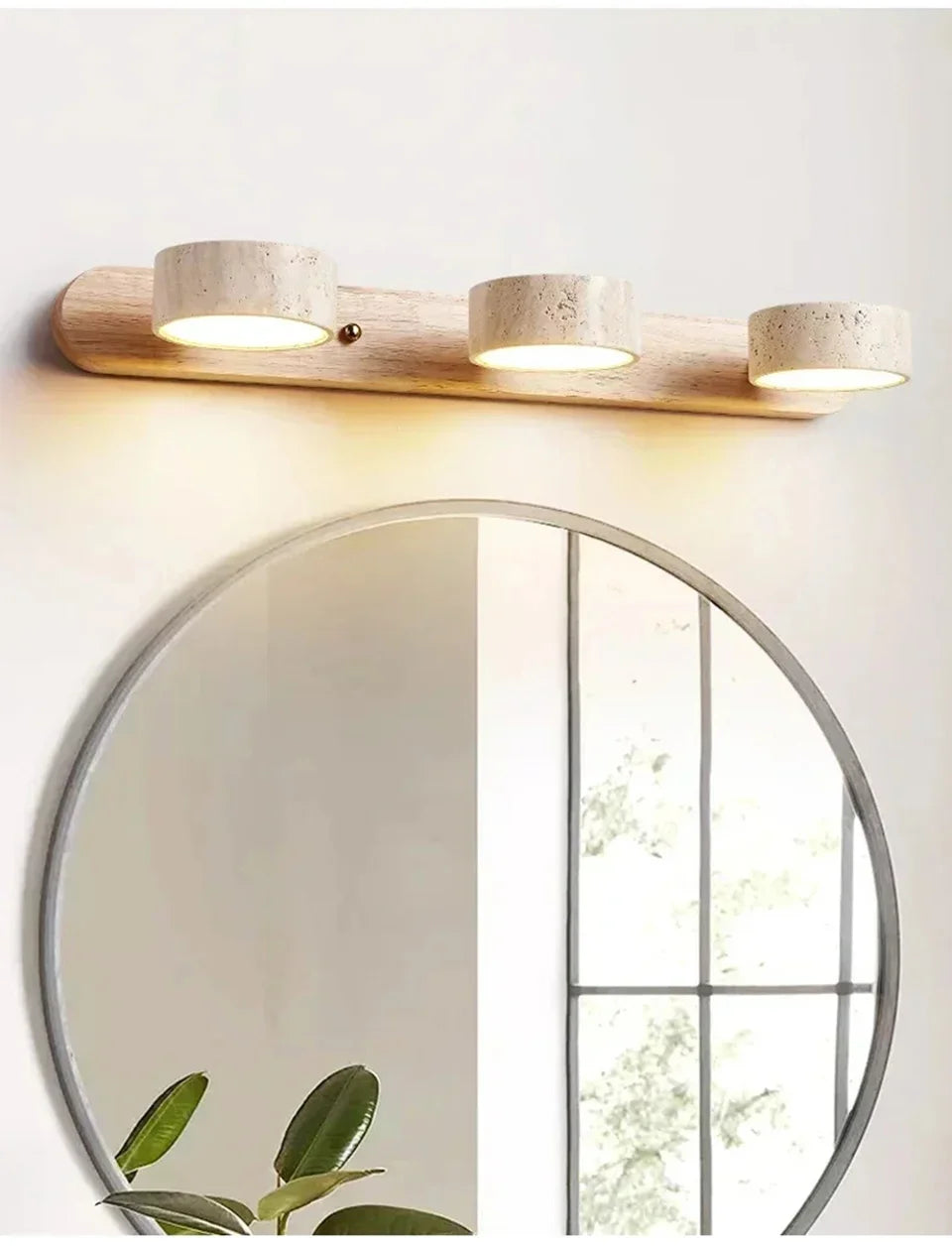 Travertine Stone Vanity Light