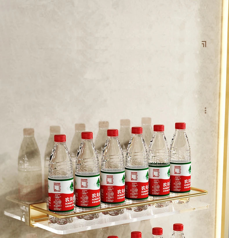 Punch-free Acrylic Bathroom Shelf