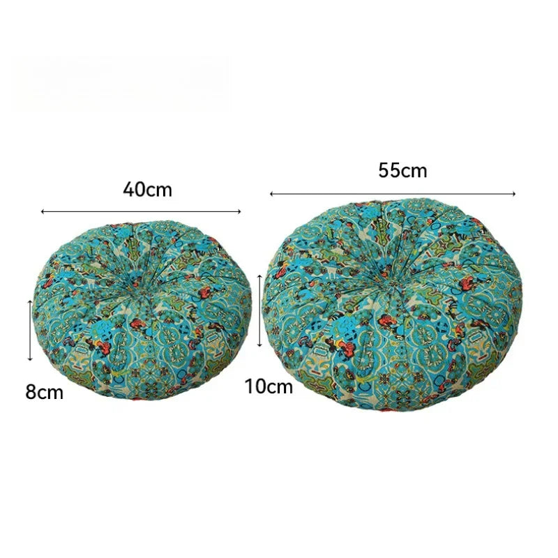 Bay Window Tatami Mats Futon Pumpkin Mats Multi-colored Cushions Thickened Lazy Butt Mats Chair Cushion Floor Cushion Futon