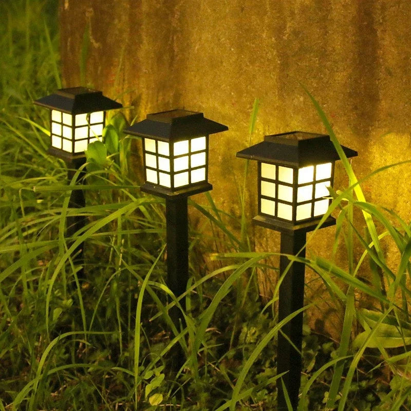 2 Pack Solar Pathway Light Outdoor Solar Lamp Waterproof Landscape