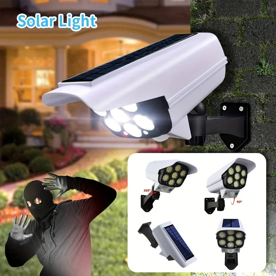 Solar Motion Sensor Security Floodlight