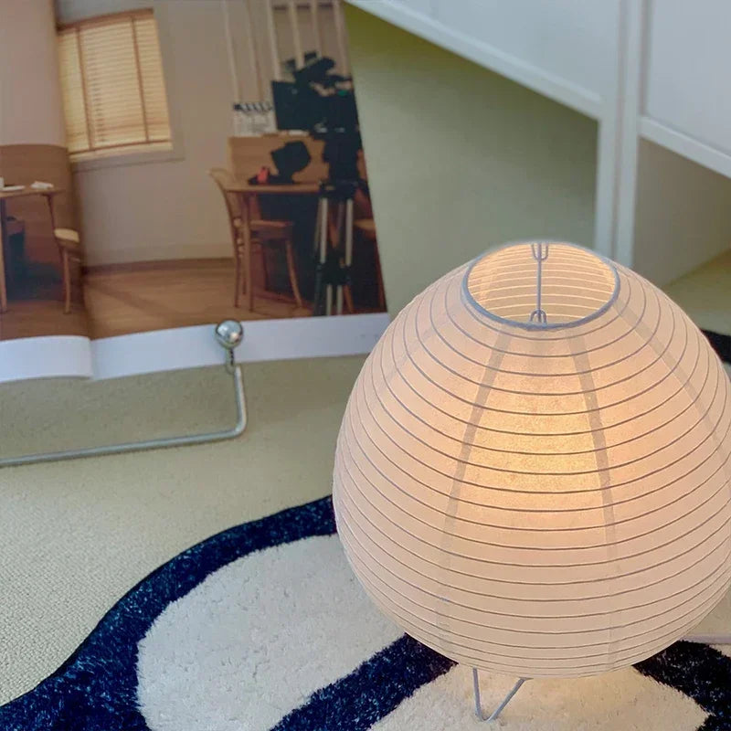 Japanese Rice Paper Lantern Lamp