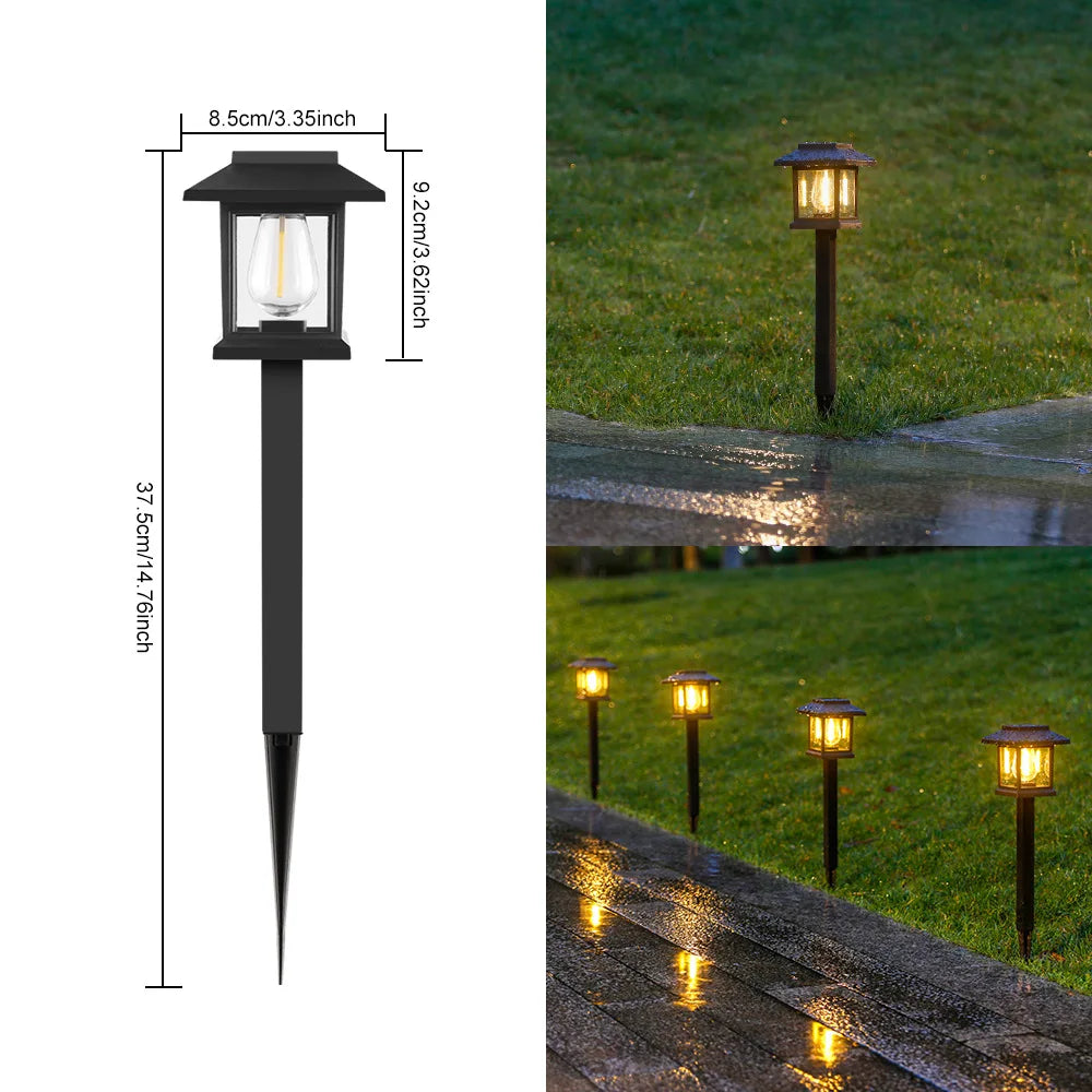 Outdoor Solar LED Ground Stake Light Lawn Lamp